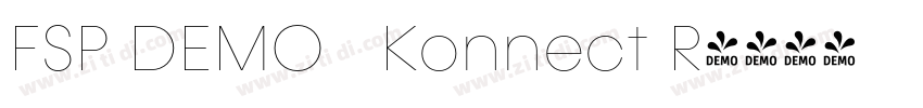 FSP DEMO   Konnect R字体转换